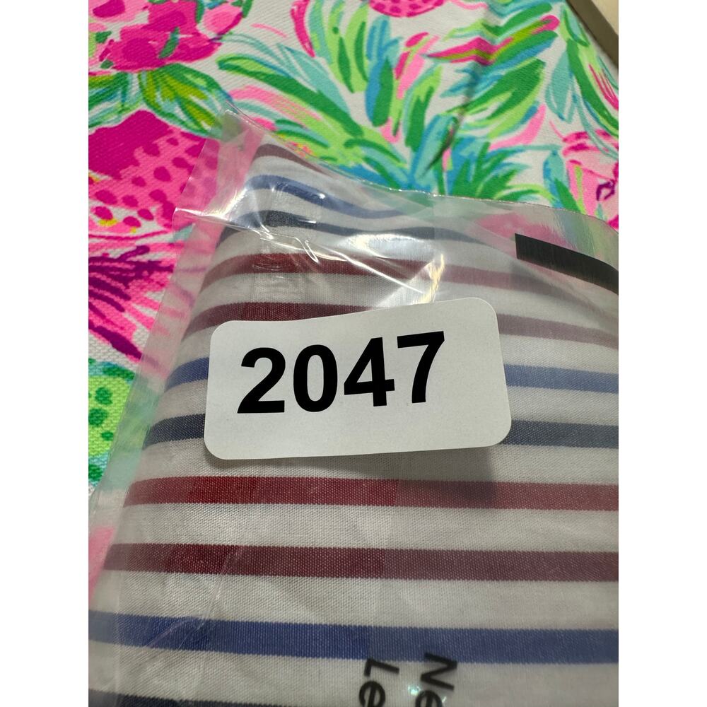 Pomander Place Finn Stripe Red White And Blue Popover Size XXXL Cotton EUC - Picture 9 of 9